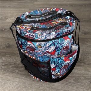 Colorful Crochet and Knitting Storage Bag